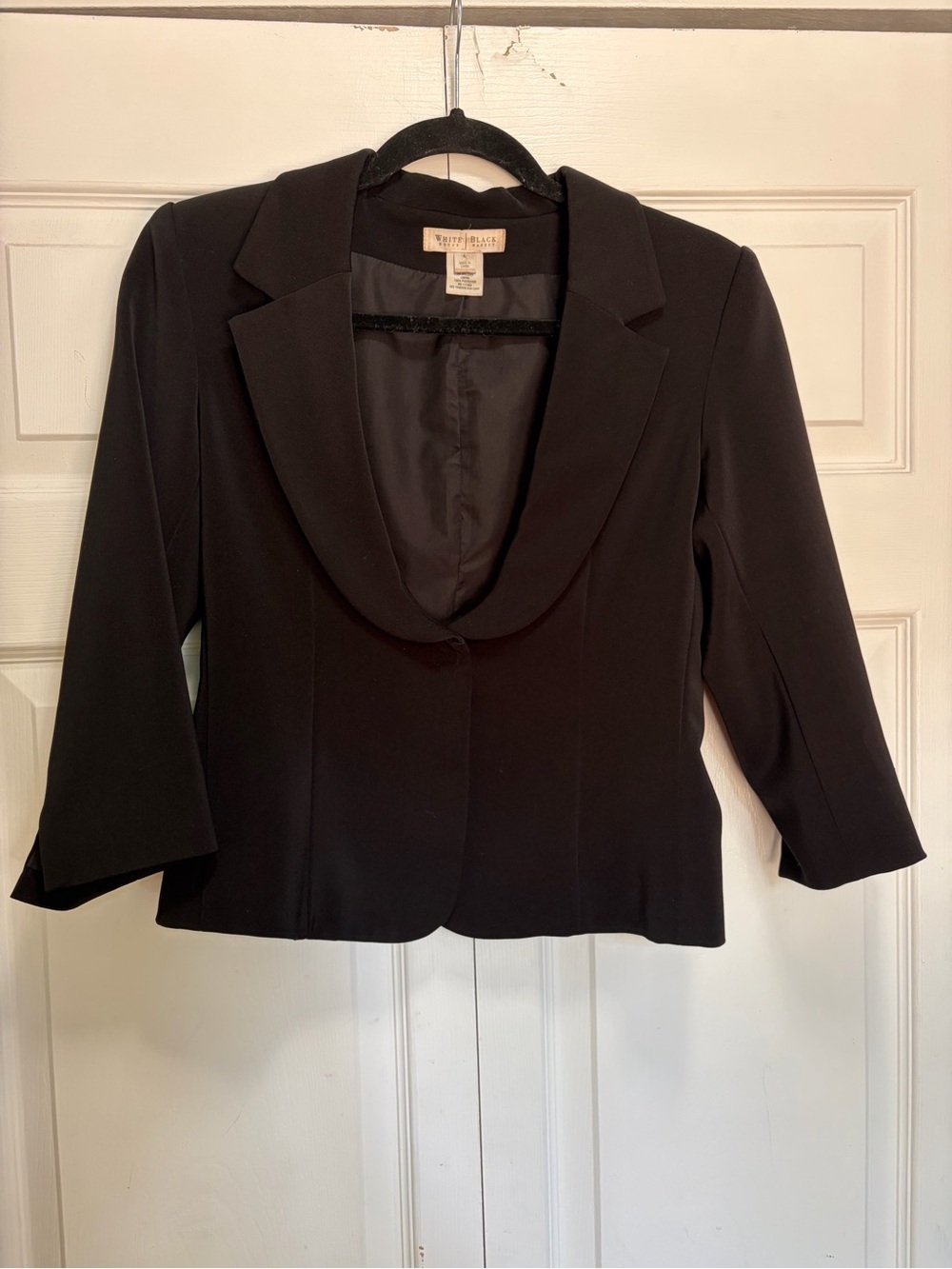 White House Black Market Black Women's Blazer 4